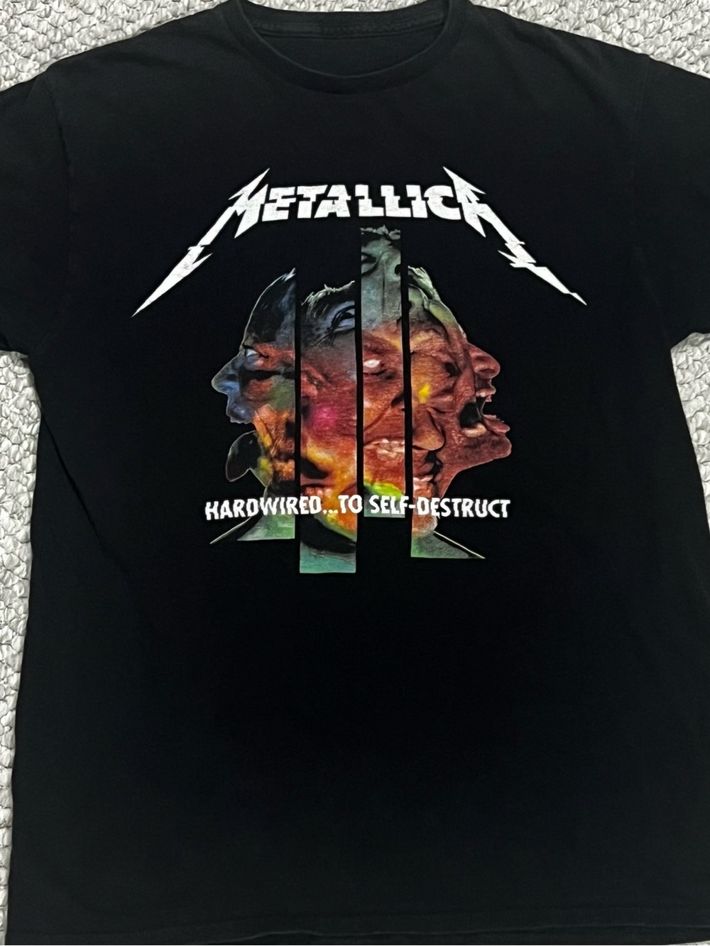Metallica Black Short-Sleeve Graphic Tee - Hardwired To Self-Destruct